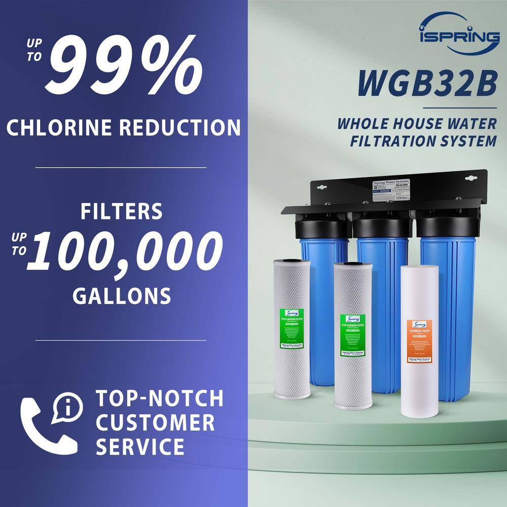 Buy 3Stage Whole House Water Filtration System with Sediment and