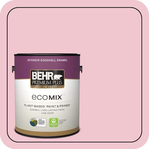 1 gal. #P140-2 Sweetheart Eggshell Enamel EcoMix Plant-Based Interior Paint & Primer