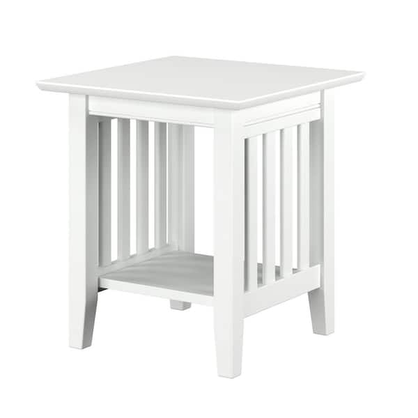 AFI Mission White End Table
