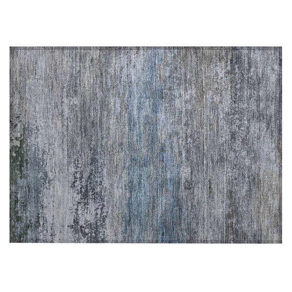 Addison Rugs Chantille Machine Washable Indoor/Outdoor Abstract ACN2071 Pewter 1 ft. 8 in. x 2 ft. 6 in. Accent Rug