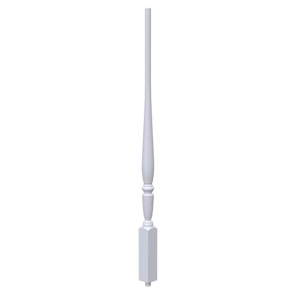 EVERMARK Stair Parts 37 in. x 1-3/4 in. 2815 Primed Pin Top Wood Baluster for Stair Remodel