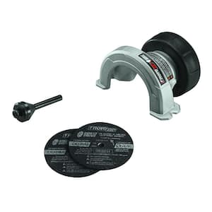 2-1/2 in. Direct Drive Cut-Off Rotary Tool Attachment for Cutting Steel and Copper and Plastic