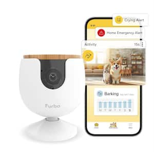 Mini Pet Camera, Dog Safety Alerts Pet Camera with Speaker (Additional Subscription Required at Setup)