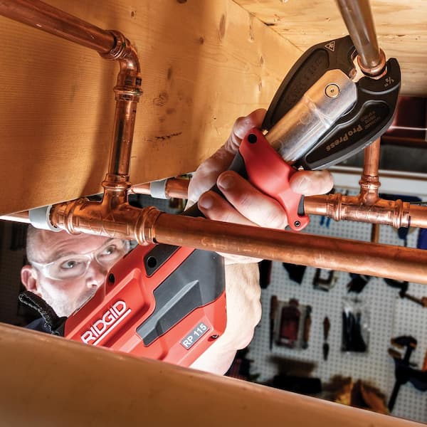 RIDGID RP 115 Mini Press Tool Kit for 1/2 in. - 3/4 in RIDGID RP 115 Mini Press Tool Kit for 1/2 in. - 3/4 in