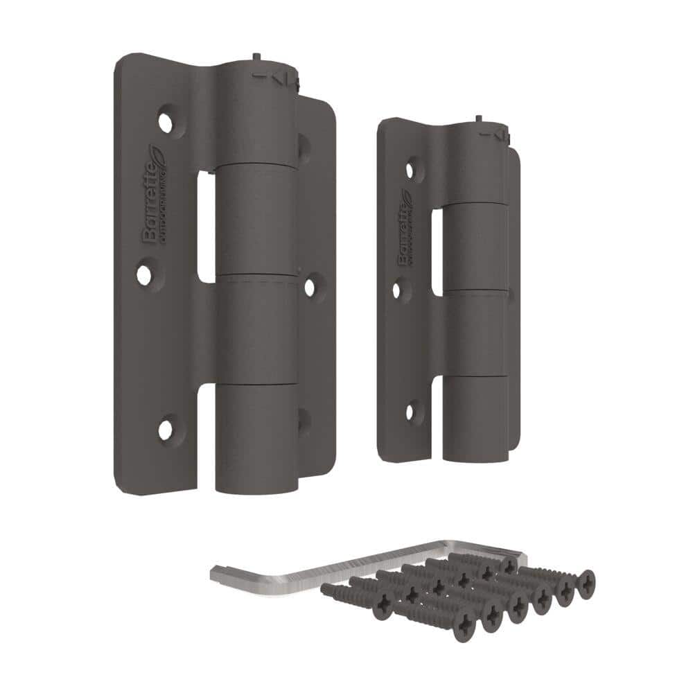 Matte Bronze Self-Closing Butterfly Gate Hinges