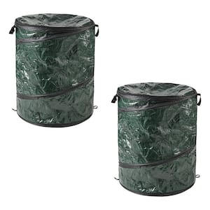 Set of Two 29.5-Gallon Pop up Trash Cans