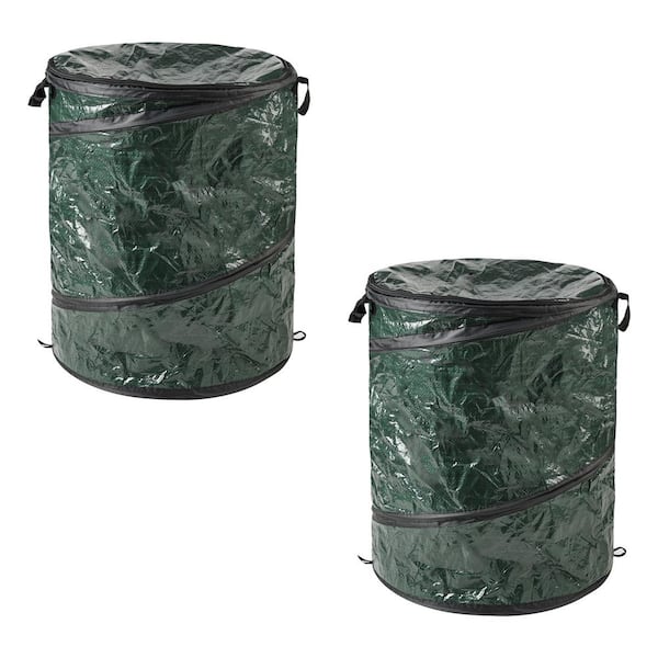 Wakeman Set of Two 29.5-Gallon Pop up Trash Cans