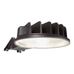 AL 150-Watt Equivalent Integrated LED Bronze Dusk to Dawn Area Light, 5000K