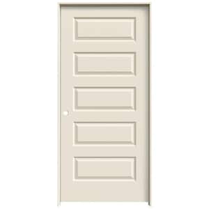 36 in. x 80 in. Rockport Primed Right-Hand Smooth Molded Composite Single Prehung Interior Door