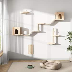 Cat Shelves Set Wall-mounted Cat Climber Set