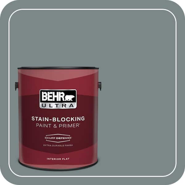 BEHR ULTRA 1 gal. #730F-5 Nature Retreat Extra Durable Flat Interior Paint & Primer