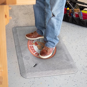 Isaa Miilne Anti-Fatigue Mats Interlocking Wood Pattern EVA Foam Gym Flooring Floor Mat Tile