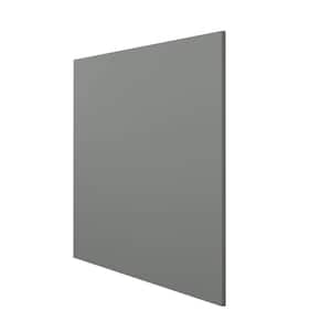 Designer Series Storm Gray 0.625 in. x 35 in. x 48 in. Base End Panel