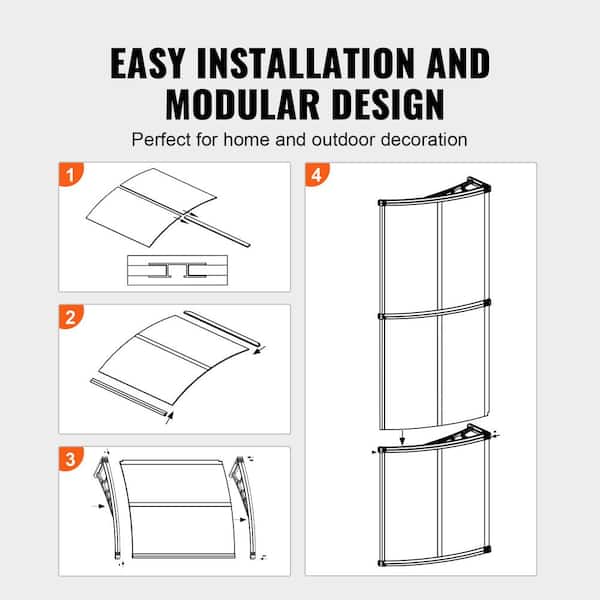 SKYSHALO Window Door Awning Canopy 40 in. x 80 in. UPF 50+ SKYSHALO Window Door Awning Canopy 40 in. x 80 in. UPF 50+