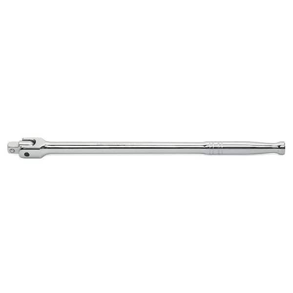 HORUSDY 6-Piece Flex-Head Breaker Bar Set - 1/4, 3/8, 1/2 Inch Drives, 180° Rotatable