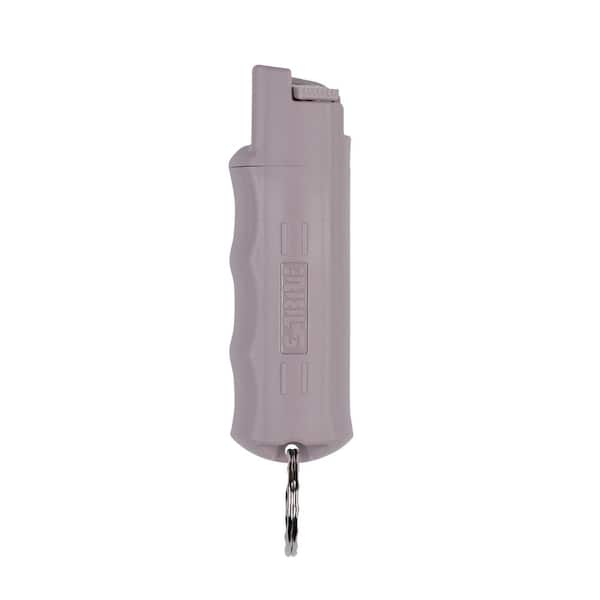 SABRE Pepper Spray With Finger Grip And Key Ring, Dusk Purple