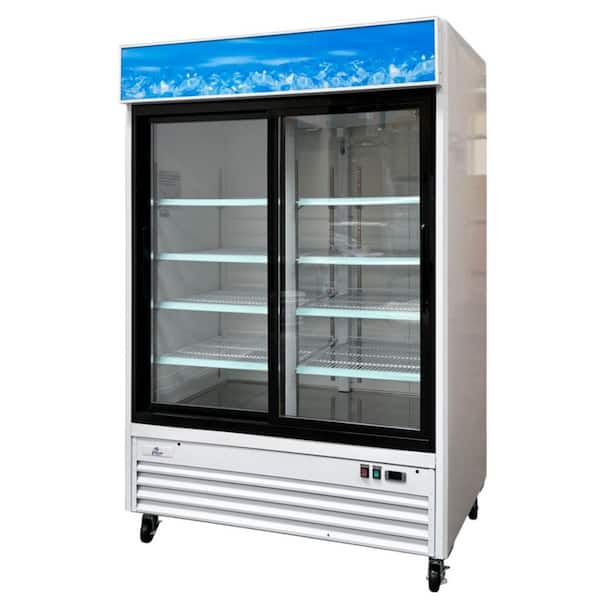 45 cu. ft. 2 Door Merchandiser Commercial Refrigerator in White