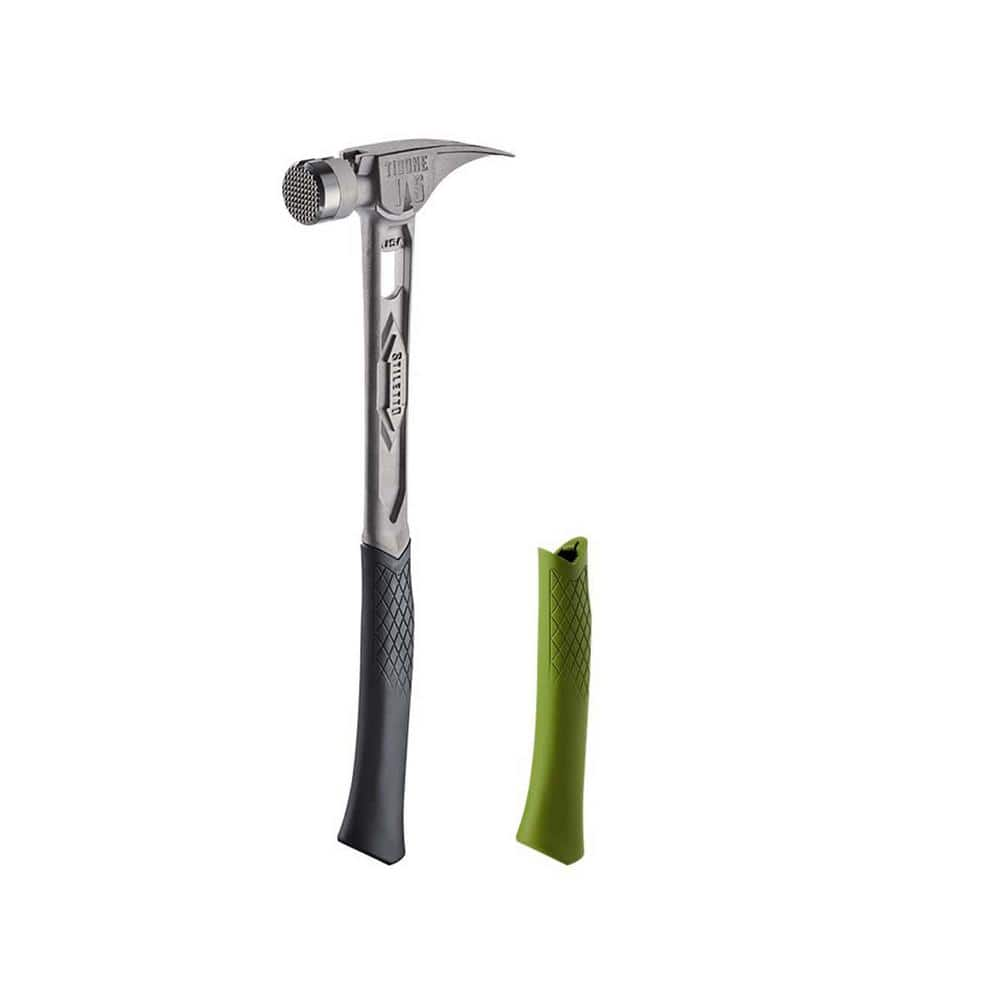 Milwaukee 15 oz. TiBone Milled Face with Curved Handle with Green Replacement Grip (2-Piece)