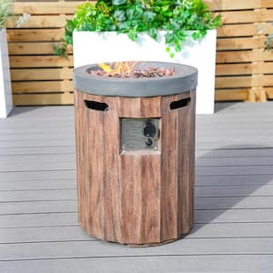 Penny Outdoor Vertical Wood Grain Effect Heater