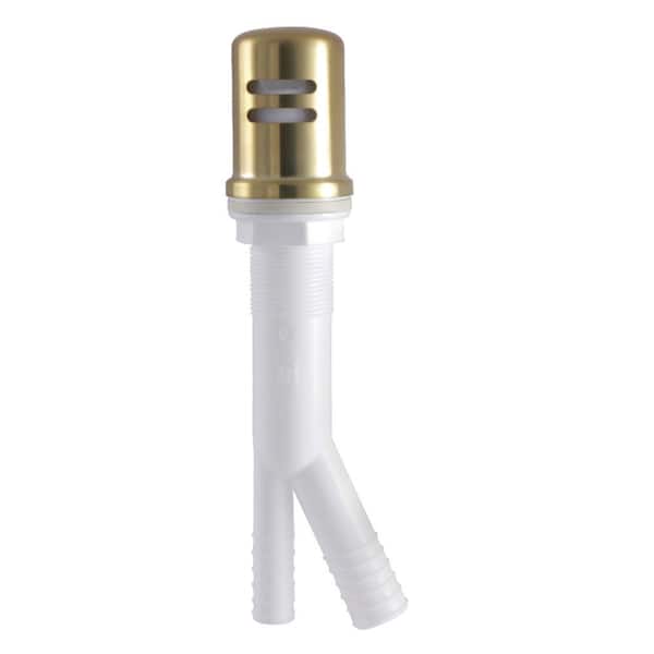 Kingston Brass Kitchen Air Gap, Brushed Brass
