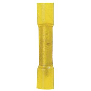 #12-10 Yellow Heat Shrink Butt Connectors (500-Piece)