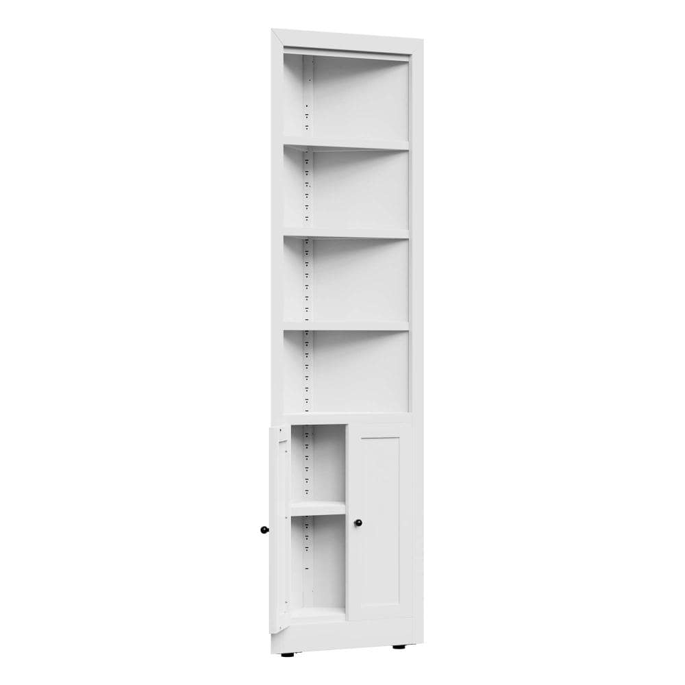 20 in. W x 10 in. D x 71 in. H Tall Corner Storage Cabinet Freestanding Kitchen Storage in White with Adjustable Shelves price history on PriceWatchPro