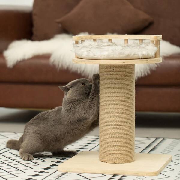 willows wooden scratch post