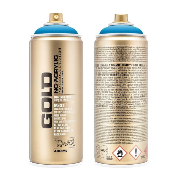 11 oz. GOLD Spray Paint, Sky Blue