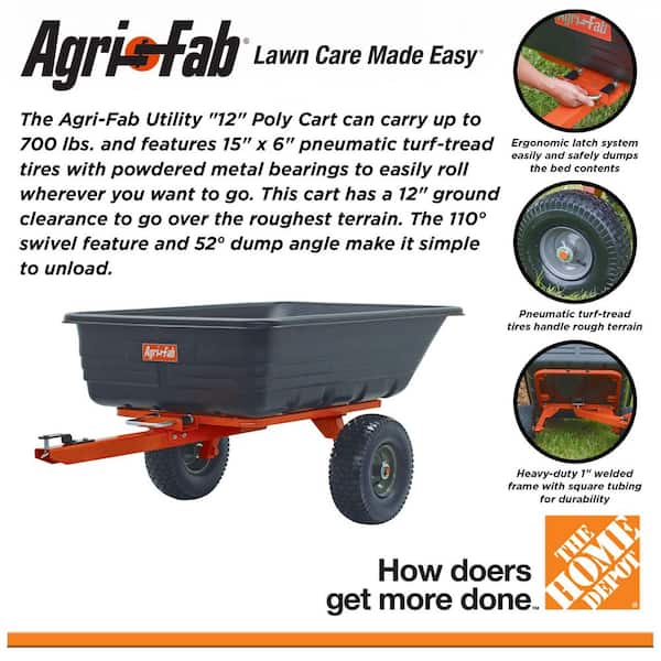 12 cu. ft. Poly Dump Cart