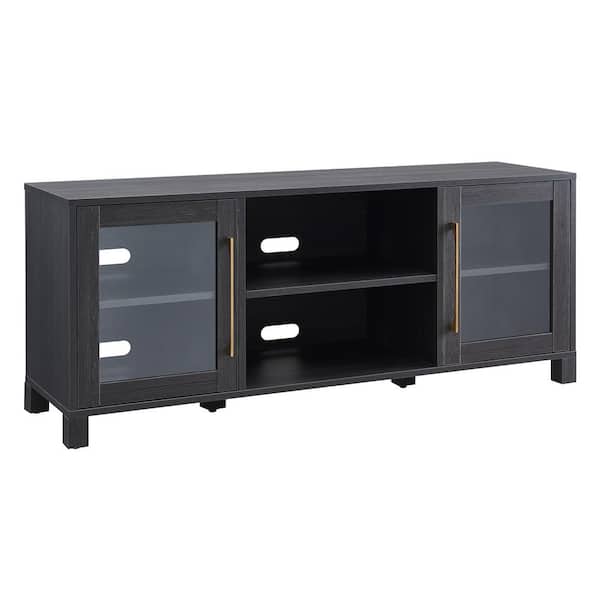 Meyer&Cross Quincy 58 in. Charcoal Gray TV Stand Fits TV's up to 65 in.