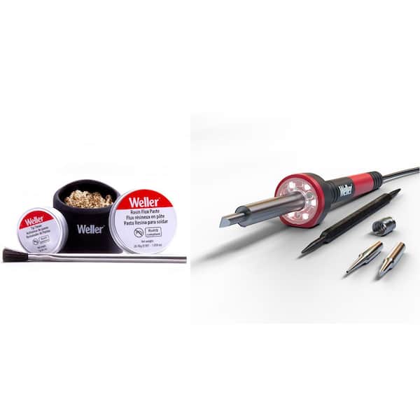 Weller 60-Watt/120-Volt Corded Soldering Iron Kit with LED Halo Ring and Universal Accessory Kit