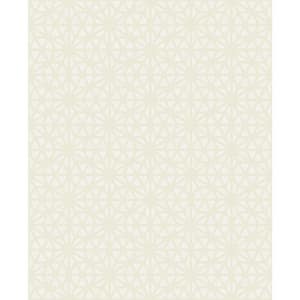 Prism Bone Geometric Paper Strippable Wallpaper (Covers 56.4 sq. ft.)