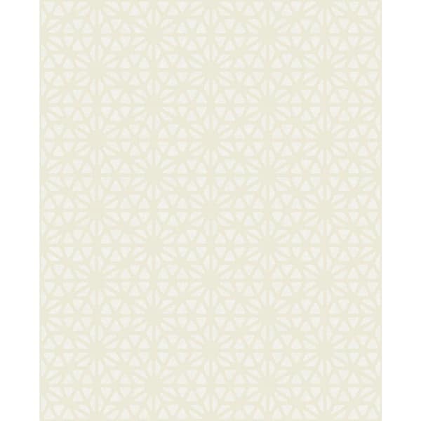A-Street Prints 8 in. x 10 in. Billie Bone Geometric Wallpaper Sample