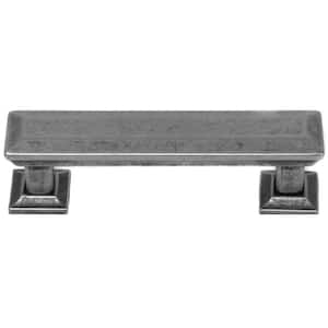 Poise 3 in. Center-to-Center Distressed Pewter Bar Pull Cabinet Pull