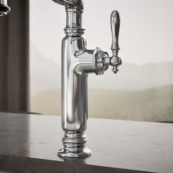 KOHLER Tournant Single-Handle Pull-Down Sprayer Kitchen Faucet in