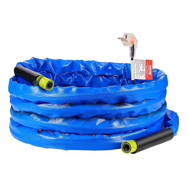 SKYSHALO 25 ft. Heated Water Hose for RV, Heated Drinking Water Hose with Corrugated Cover Antifreeze to-45°F, Automatic