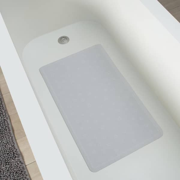 Moda at Home Andover 15.7 x 27.9 PVC Textured Tub Mat - Clear