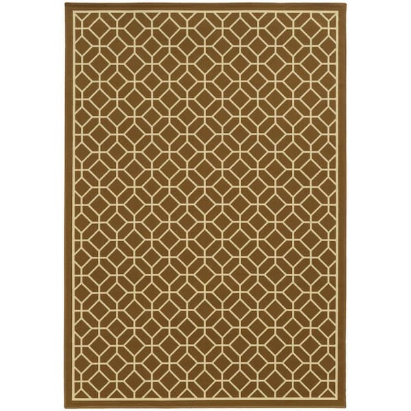 Home Decorators Collection Sand Brown 5 ft. x 8 ft. Area Rug