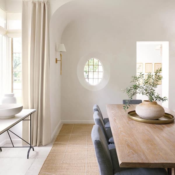 Judson Handwoven Jute Natural/Ivory 4 ft. x 6 ft. Indoor Area Rug