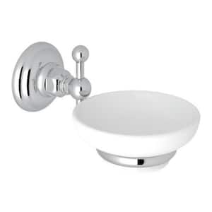 Wall Mounted Soap Dish in Polished Chrome