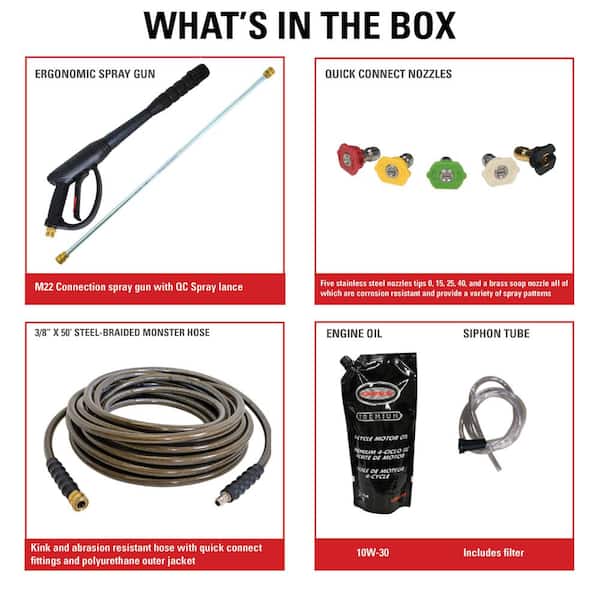 4200 PSI 4.0 GPM Gas Cold Water Pressure Washer with HONDA GX390 Engine