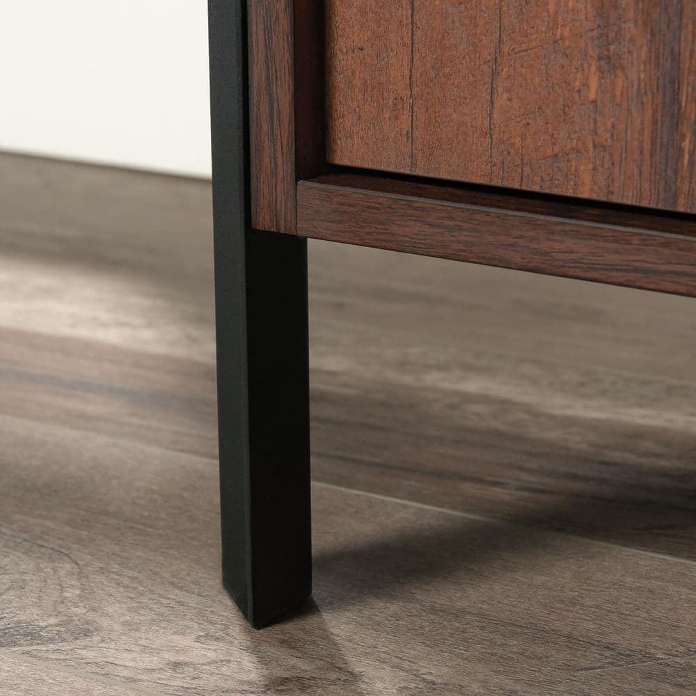 Barrel Oak 2-Door Office Credenza with Adjustable Shelving