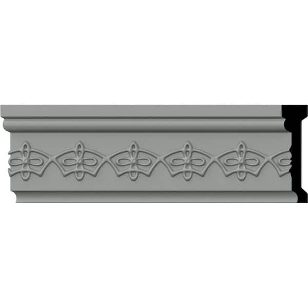 7/8 in. x 3-1/4 in. x 94-1/2 in. Polyurethane Athens Chair Rail Moulding