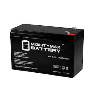 12V 7AH BATTERY REPL. WERKER WKA12-7.5F WKA12-7.5 F1 .187 EACH