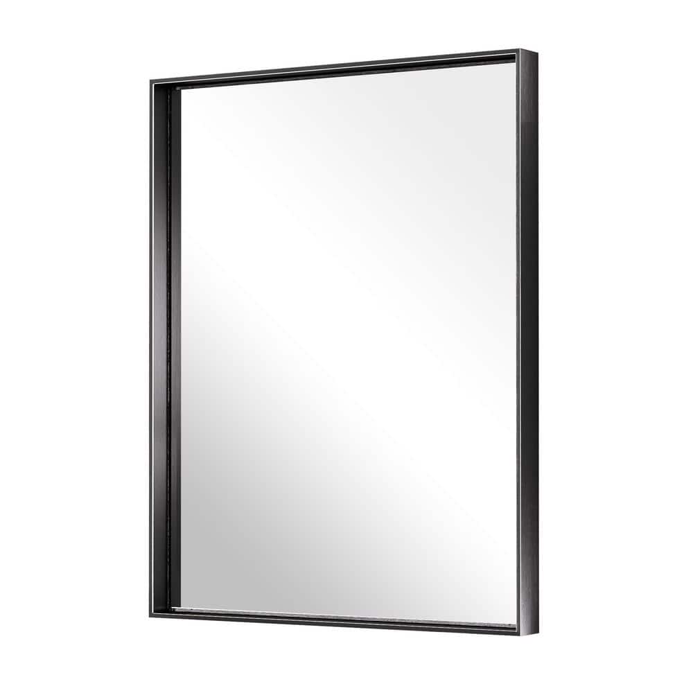 36 in. W x 36 in. H Rectangular Framed Black Mirrors for Bathroom Wall Square Corner Bathroom Vanity Mirror Over Sink price history on PriceWatchPro