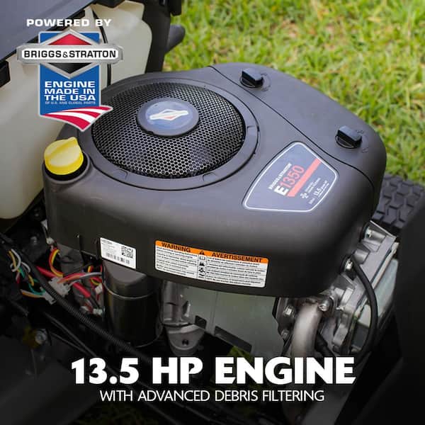 Murray - MT100 42 in. 13.5 HP 500cc E1350 Series Briggs and Stratton Engine 6-Speed Manual Gas Riding Lawn Tractor Mower