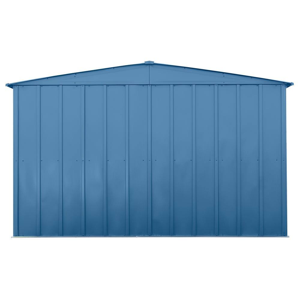 10 ft. x 8 ft. Blue Grey Steel Storage Shed