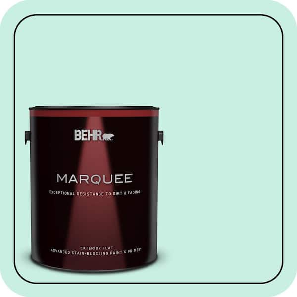 BEHR MARQUEE 1 gal. #P430-1 Summer House Flat Exterior Paint & Primer