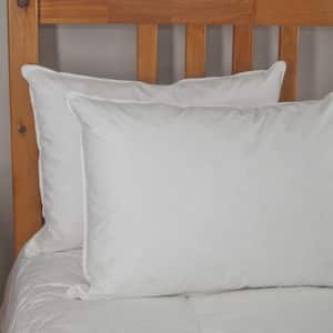 233 Thread Count White Goose Feather Jumbo Pillow Twin Pack