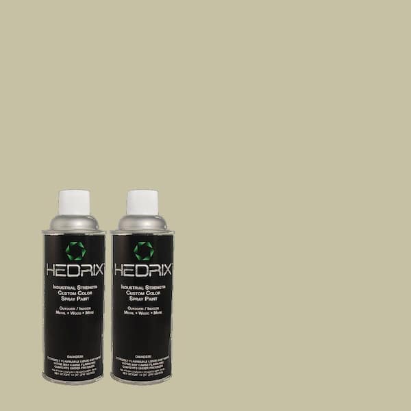 Hedrix 11 oz. Match of BHG-67 Potting Shed Low Lustre Custom Spray Paint (2-Pack)